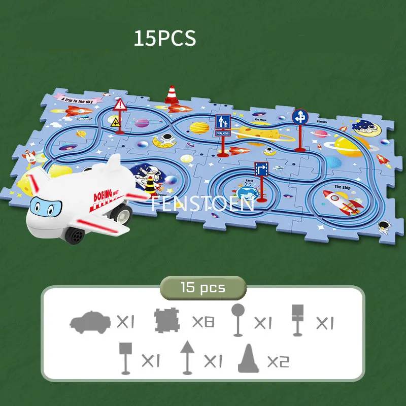 Toylogy™ Puzzle Electric Railroad M